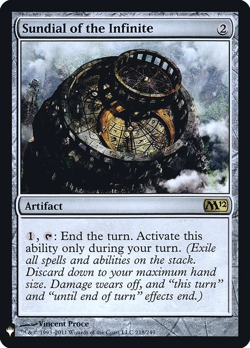 Sundial of the Infinite (foil) | Inglés | NM | PLST 1