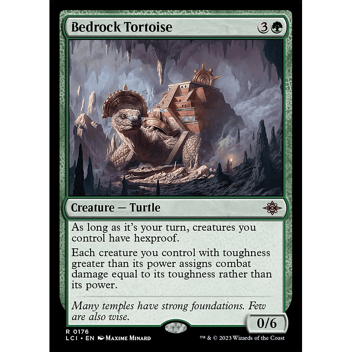 Bedrock Tortoise (foil) | Inglés | NM | LCI 1
