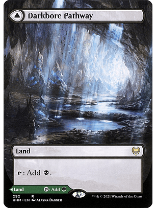 Darkbore Pathway // Slitherbore Pathway (Borderless foil) | Inglés | NM | KHM