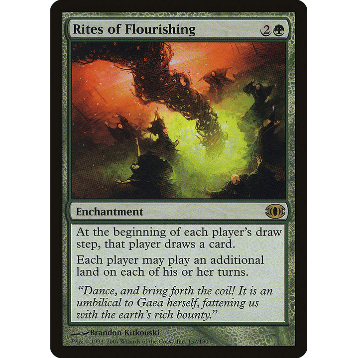 Rites of Flourishing (foil) | Español | EX | FUT 1