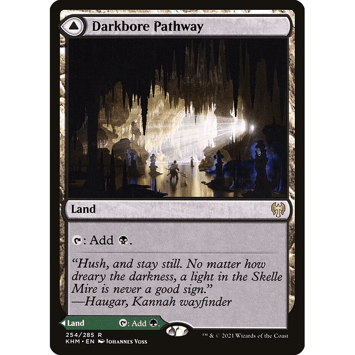 Darkbore Pathway // Slitherbore Pathway | Inglés | EX | KHM 1