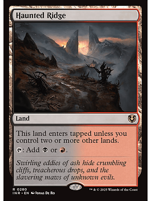 Haunted Ridge | Inglés | EX | INR