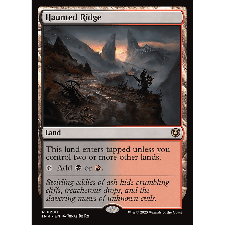 Haunted Ridge | Inglés | EX | INR 1