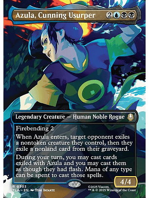 Azula, Cunning Usurper (Borderless) | Inglés | NM | TLA