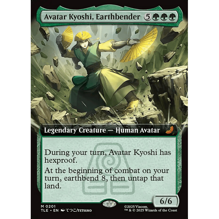 Avatar Kyoshi, Earthbender (Extended Art) | Inglés | NM | TLE 1