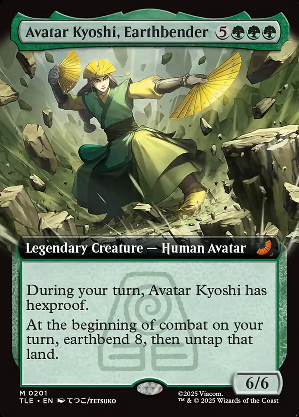 Avatar Kyoshi, Earthbender (Extended Art) | Inglés | NM | TLE 1