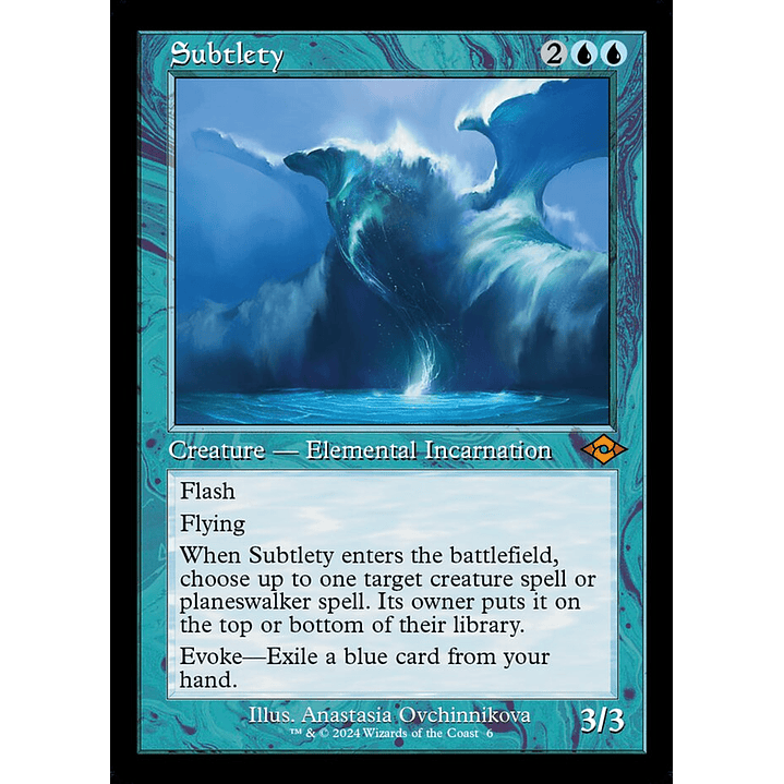 Subtlety (Retro Frame) | Inglés | NM | H2R 1