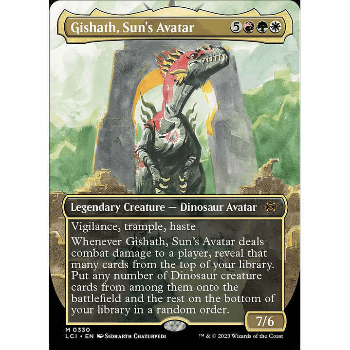 Gishath, Sun's Avatar (Borderless) | Inglés | NM | LCI 1