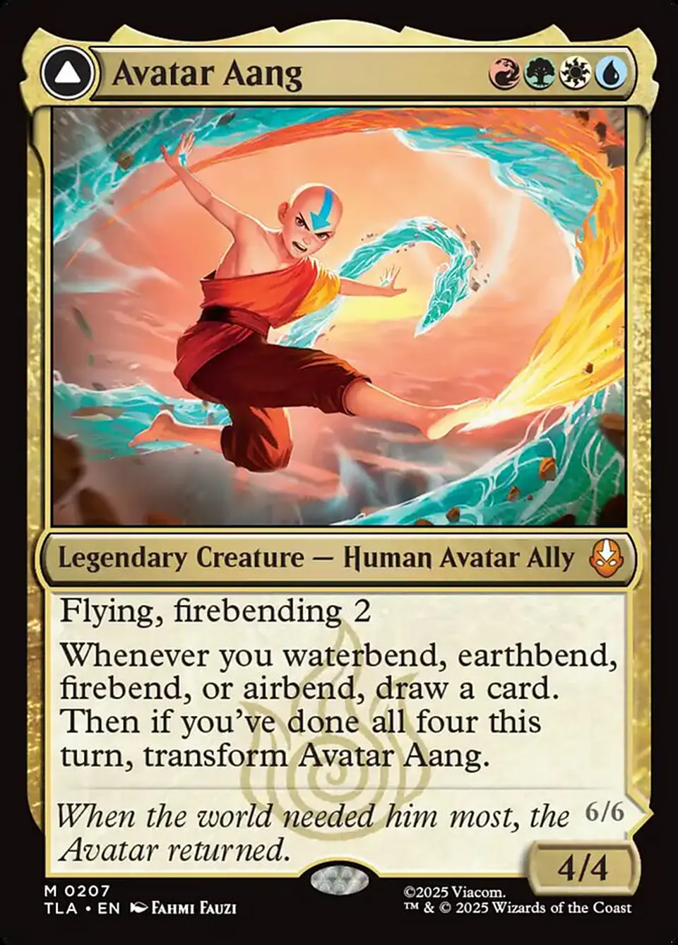 Avatar Aang // Aang, Master of Elements | Inglés | NM | TLA 1