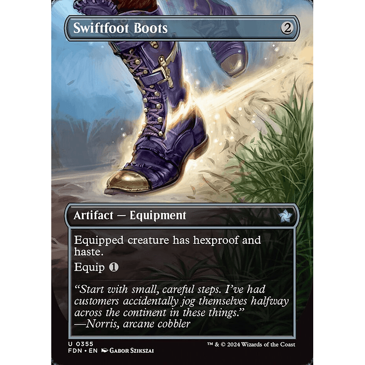 Swiftfoot Boots (Borderless) | Inglés | NM | FDN 1
