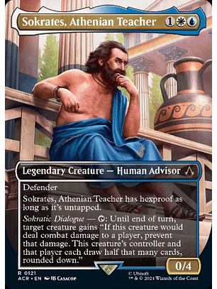 Sokrates, Athenian Teacher (Borderless) | Inglés | NM | ACR