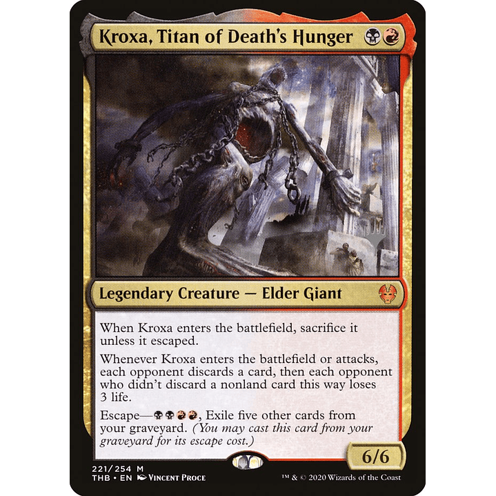 Kroxa, Titan of Death's Hunger | Inglés | NM | PTHB 1