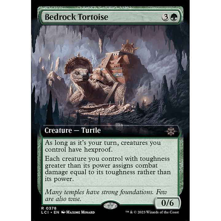 Bedrock Tortoise (Extended Art) | Inglés | NM | LCI 1
