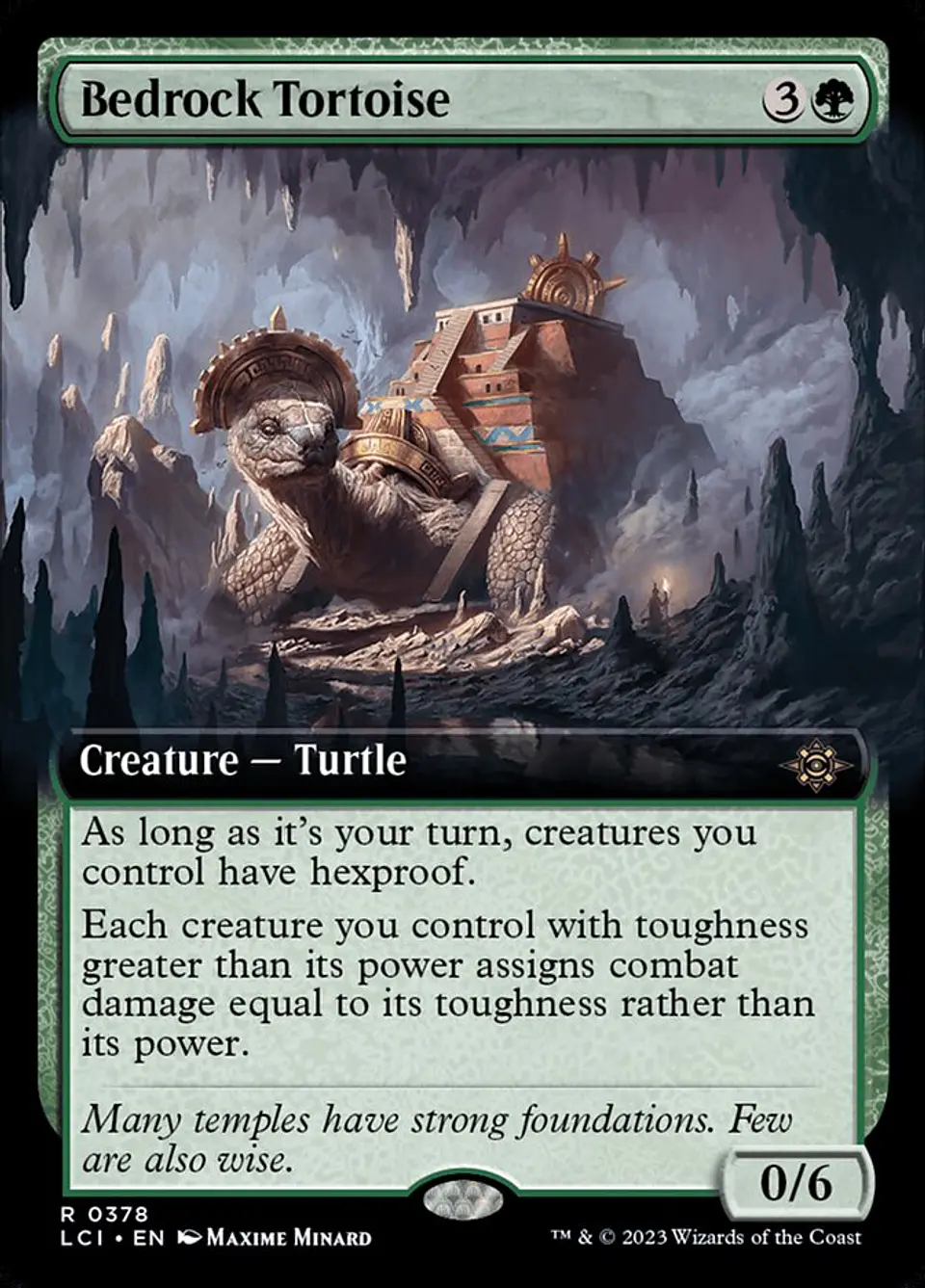 Bedrock Tortoise (Extended Art) | Inglés | NM | LCI 1