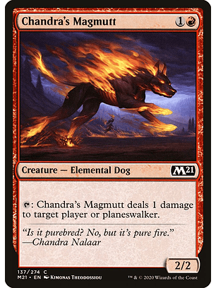 Chandra's Magmutt (foil) | Español | NM | M21