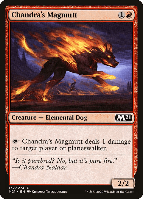 Chandra's Magmutt (foil) | Español | NM | M21