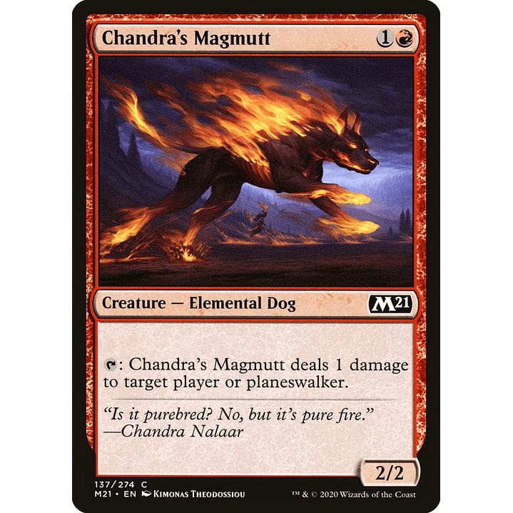 Chandra's Magmutt (foil) | Español | NM | M21 1