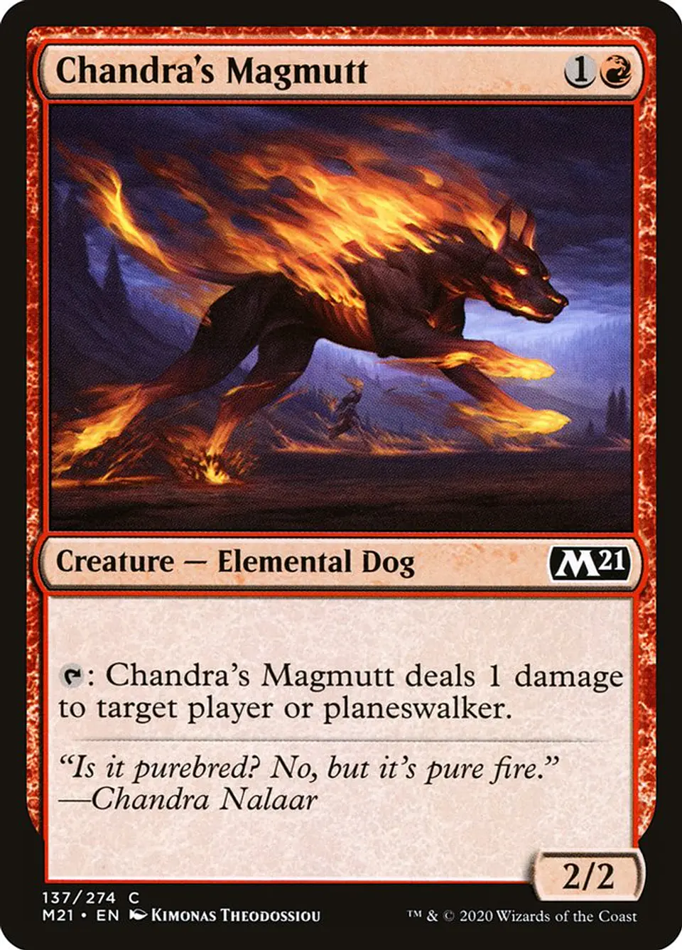 Chandra's Magmutt (foil) | Español | NM | M21 1