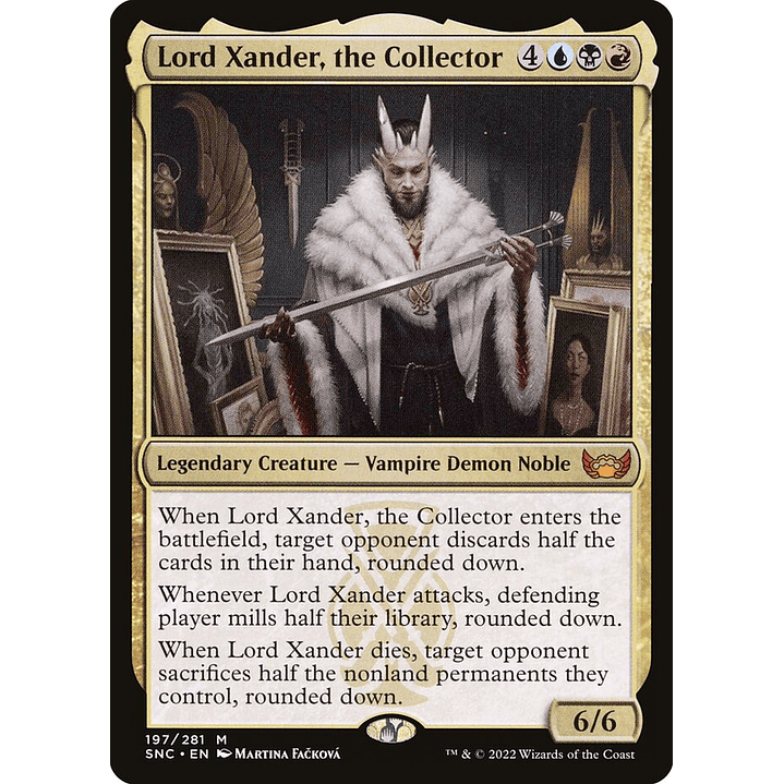 Lord Xander, the Collector (foil) | Español | NM | SNC 1