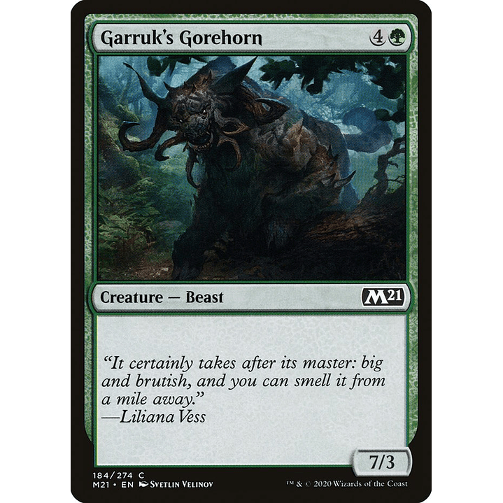 Garruk's Gorehorn (foil) | Inglés | NM | M21 1