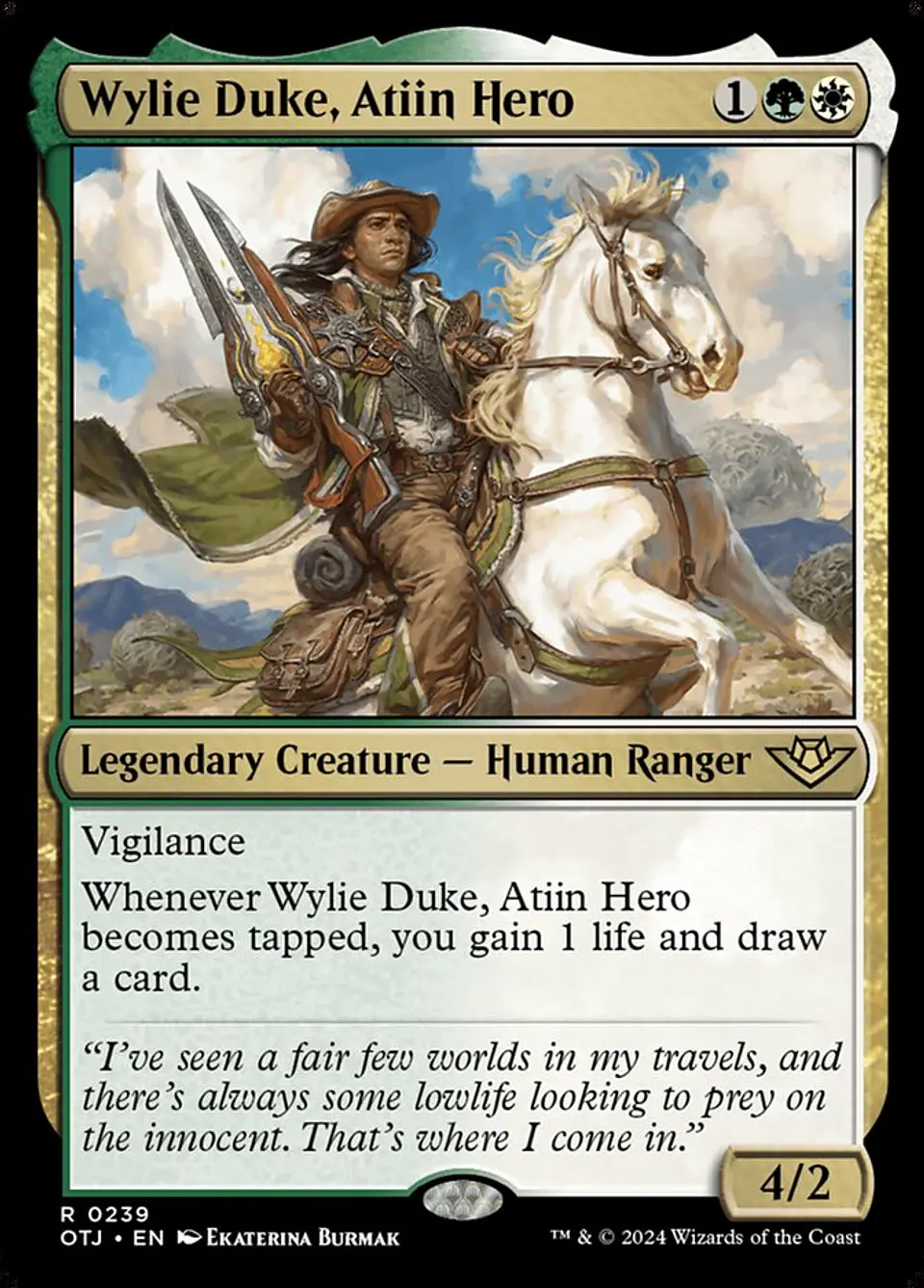 Wylie Duke, Atiin Hero | Español | NM | OTJ 1