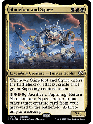 Slimefoot and Squee (Launch) | Español | NM | MOC