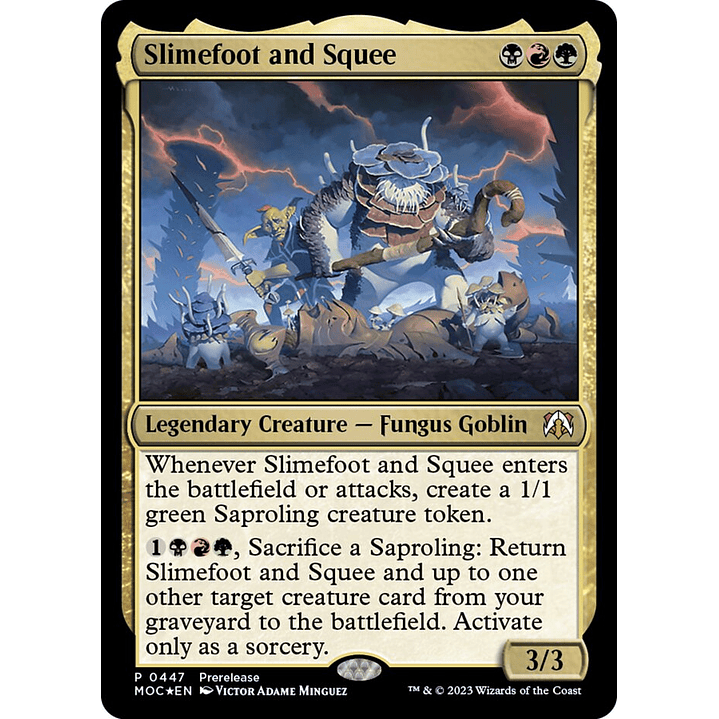 Slimefoot and Squee (Launch) | Español | NM | MOC 1