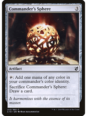 Commander's Sphere | Español | NM | C19