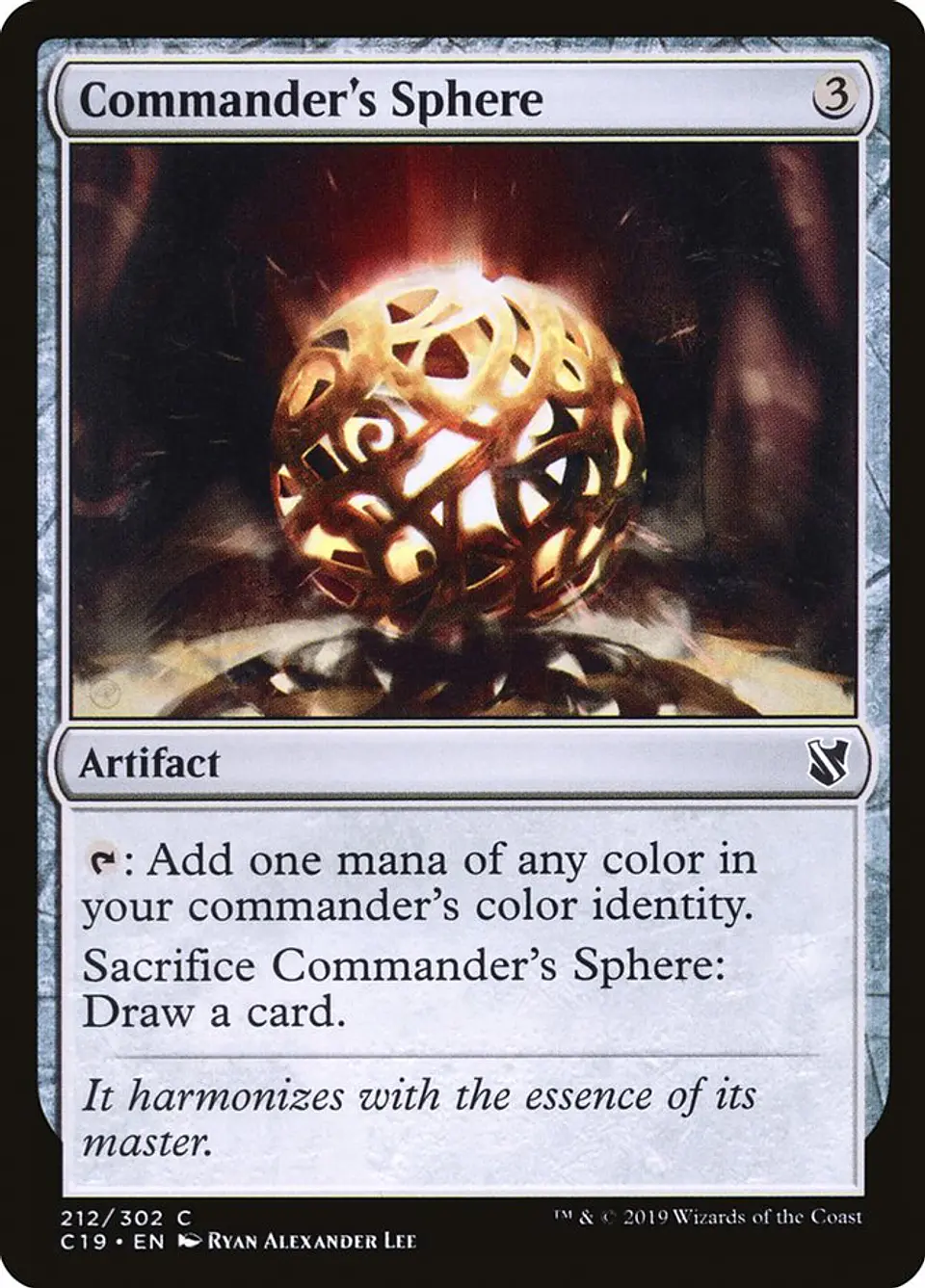 Commander's Sphere | Español | NM | C19 1