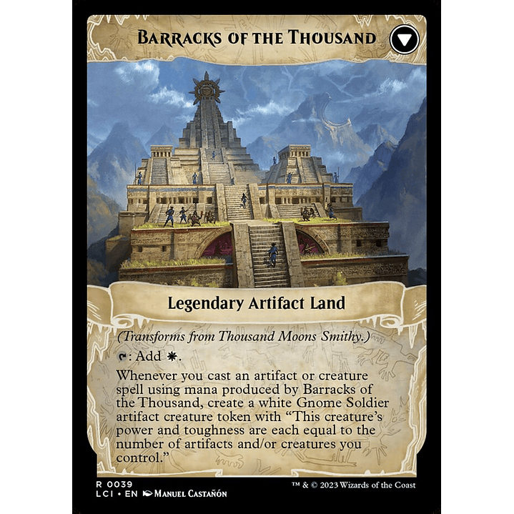 Thousand Moons Smithy // Barracks of the Thousand | Español | NM | LCI 2