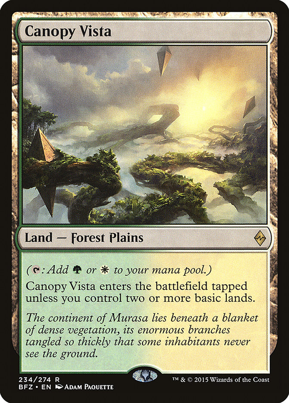 Canopy Vista | Inglés | NM | BFZ 1