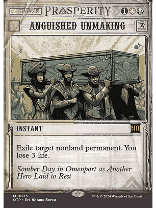 Anguished Unmaking (Showcase) | Inglés | NM | OTP