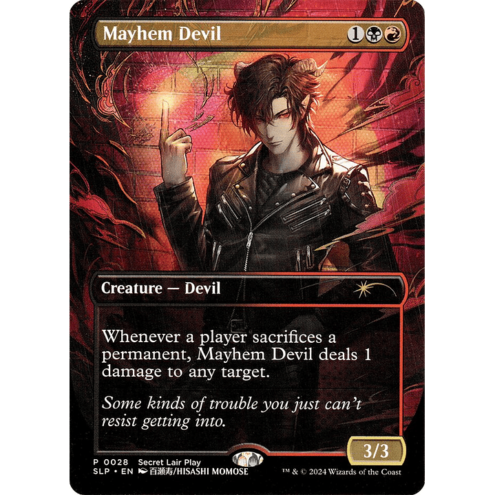 Mayhem Devil (Borderless) | Inglés | NM | SLP 1