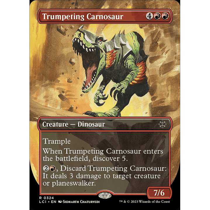 Trumpeting Carnosaur (Borderless) | Inglés | NM | LCI 1