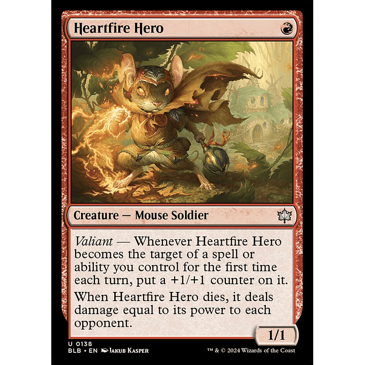 Heartfire Hero | Inglés | NM | BLB 1