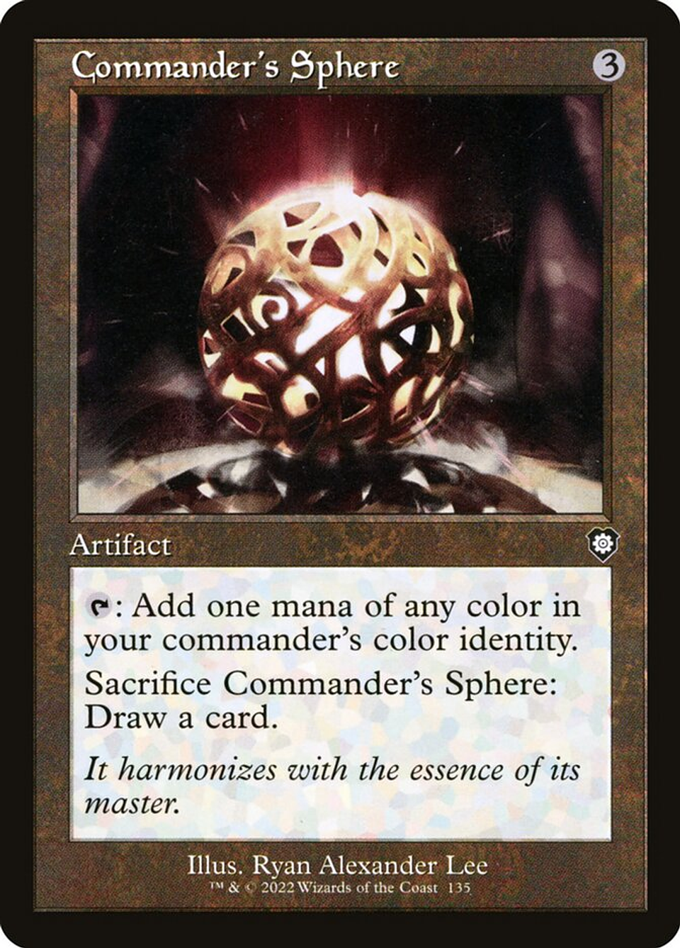 Commander's Sphere (Retro Frame) | Inglés | NM | BRC 1