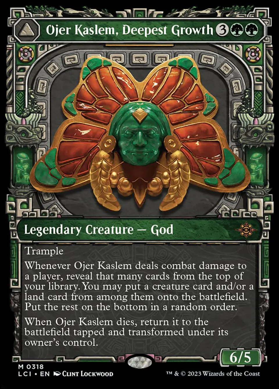 Ojer Kaslem, Deepest Growth // Temple of Cultivation (Showcase) | Inglés | NM | LCI 1