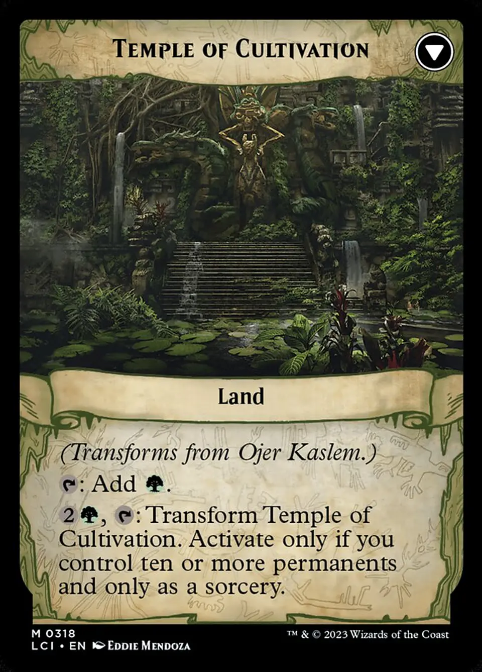 Ojer Kaslem, Deepest Growth // Temple of Cultivation (Showcase) | Inglés | NM | LCI 2