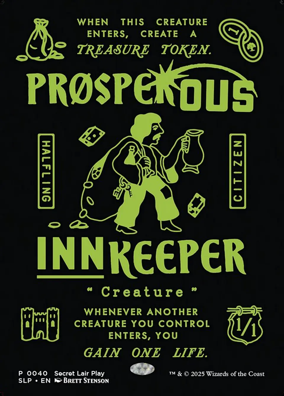 Prosperous Innkeeper (Borderless) | Inglés | NM | SLP 1