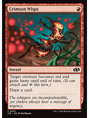 Crimson Wisps | Inglés | NM | J25