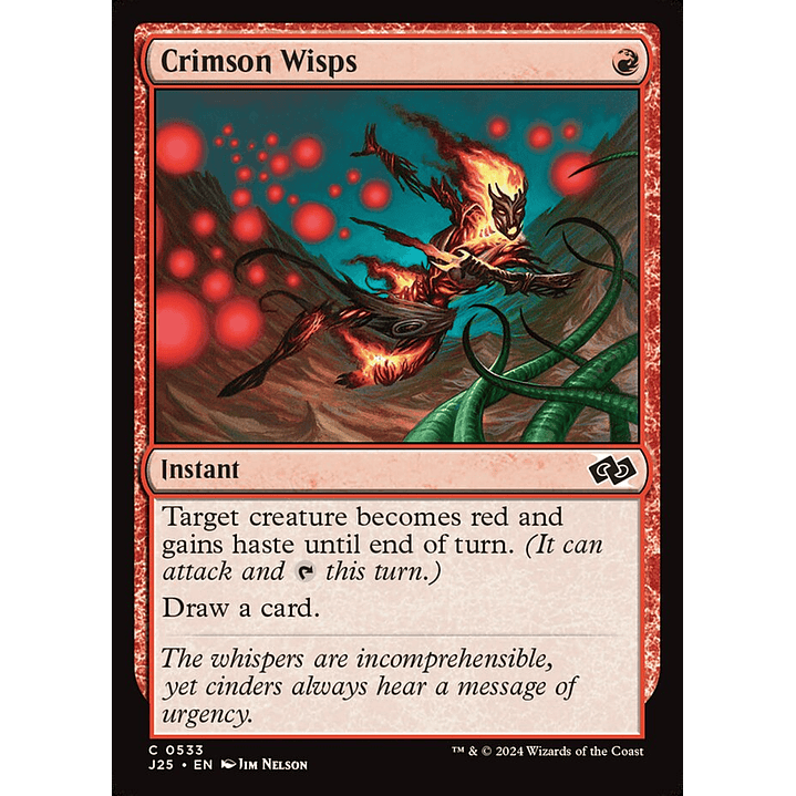Crimson Wisps | Inglés | NM | J25 1