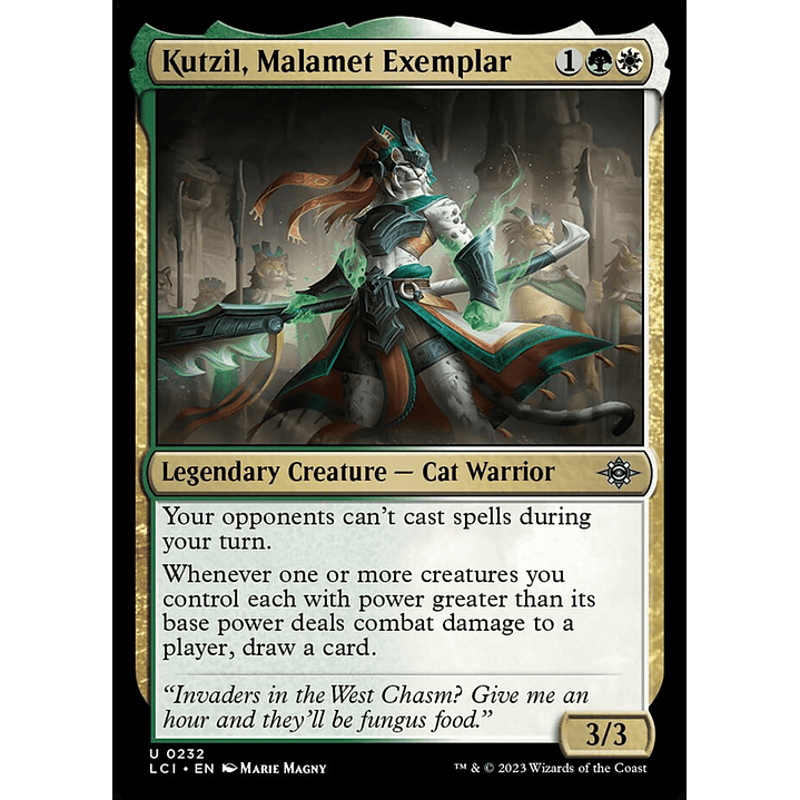 Kutzil, Malamet Exemplar | Inglés | NM | LCI 1