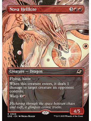 Nova Hellkite (Borderless foil) | Inglés | NM | EOE