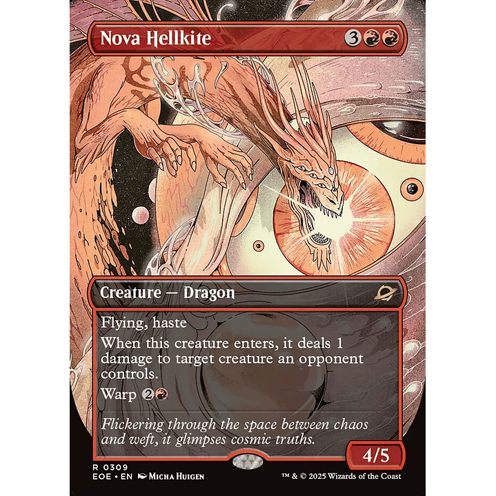 Nova Hellkite (Borderless foil) | Inglés | NM | EOE 1