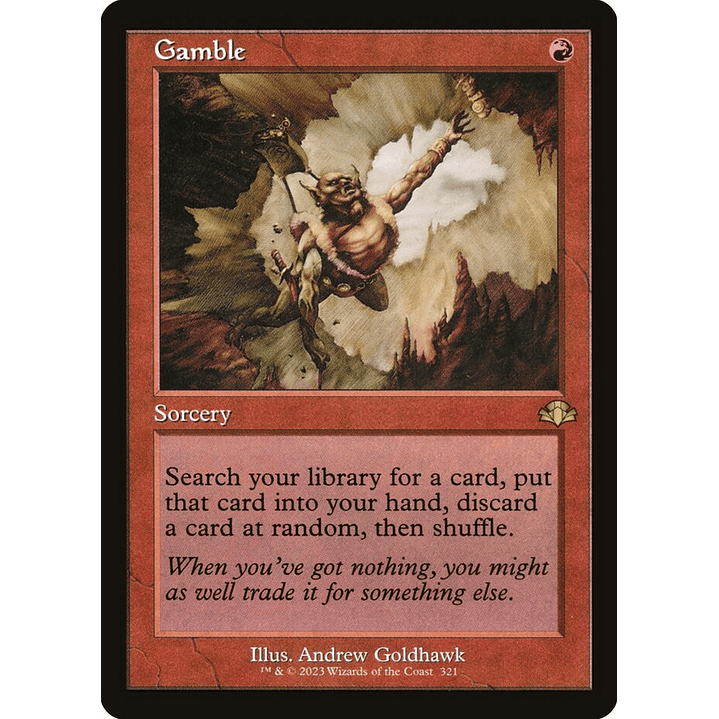 Gamble (Retro Frame) | Inglés | NM | DMR 1