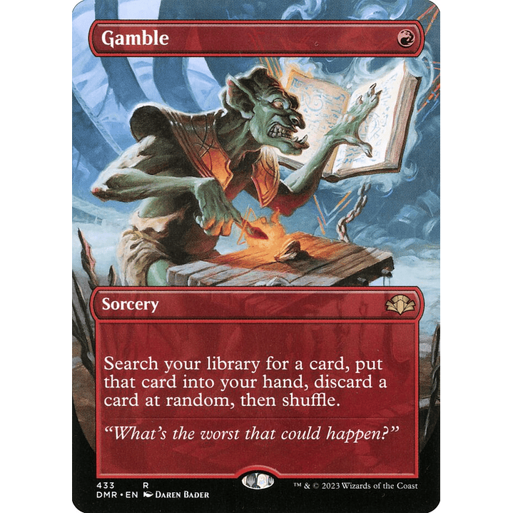 Gamble (Borderless) | Inglés | NM | DMR 1