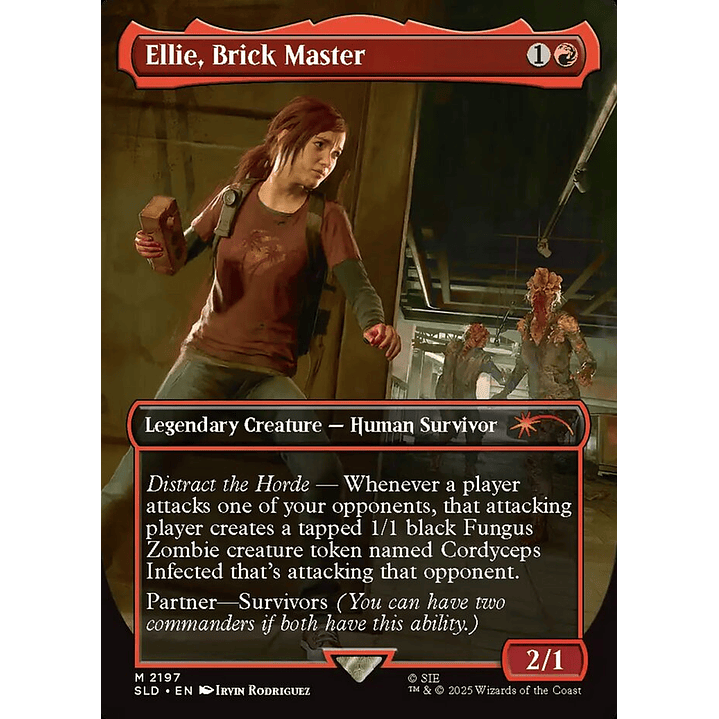 Ellie, Brick Master (Borderless foil) | Inglés | NM | SLD 1
