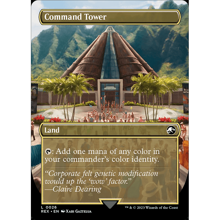 Command Tower (Borderless) | Inglés | NM | REX 1