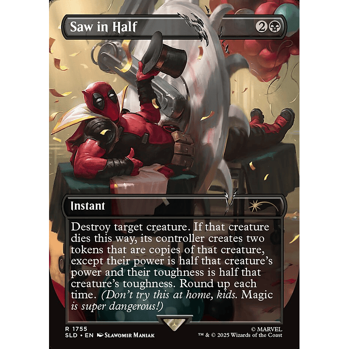 Saw in Half (Borderless foil) | Inglés | NM | SLD 1