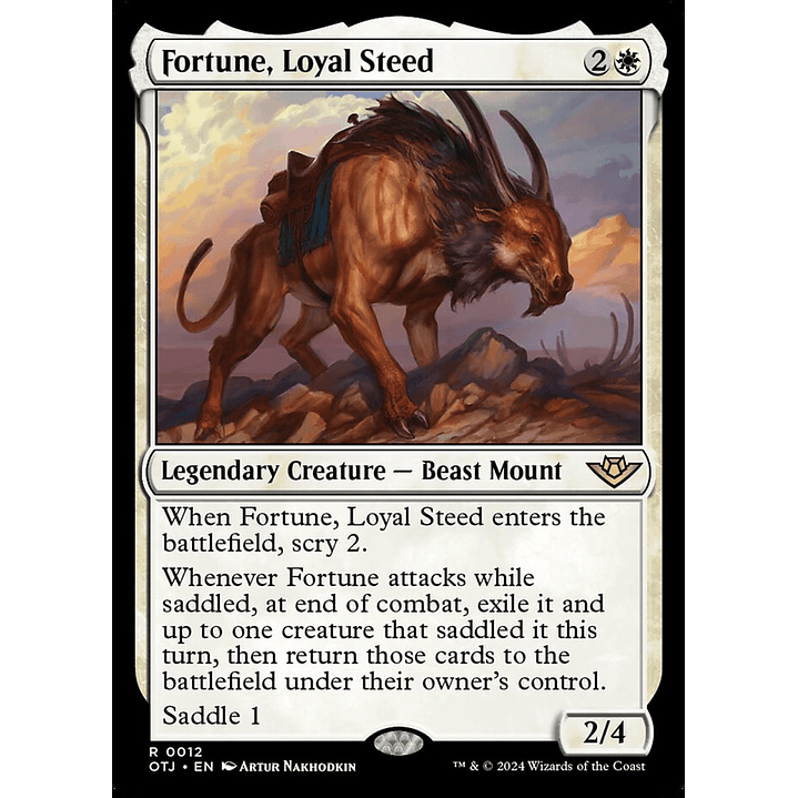 Fortune, Loyal Steed | Español | NM | OTJ 1